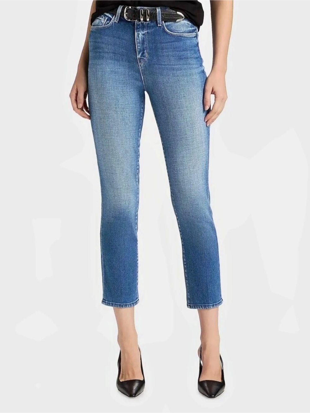 L’Agence Margot Skinny High Rise Parkway Jeans Women's Sze 26 Blue Denim Stretch
